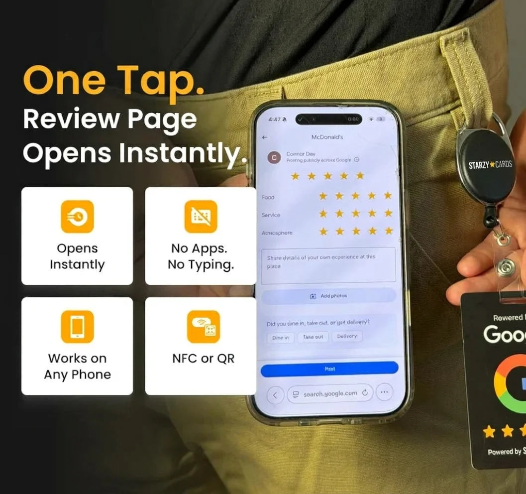Wallet Size Review Card